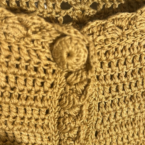 CAAMANO HAND KNIT Peruvian Cardigan Sweater Size M - Picture 5 of 9